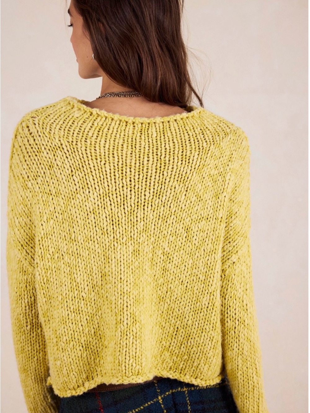 Free People Opal Rollneck Knit Sweater in Mango Mint - Picture 6 of 9